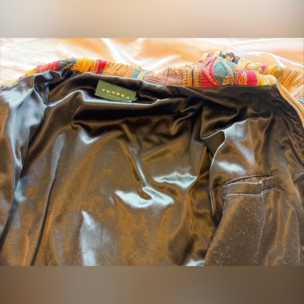 Tundra Canada Coogi Style Sweater Jacket Men's Medium Full Zip Lining - Picture 5 of 8